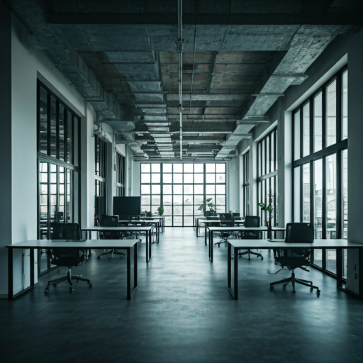 Espace de travail collaboratif moderne